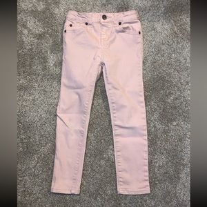 Girls Light Pink Super Skinny Jeans - 5